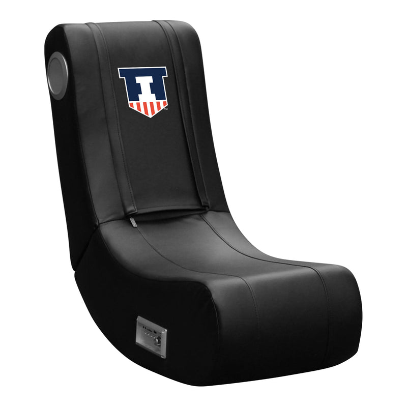Xpression Pro Gaming Chair with Illinois Fighting Illini Logo