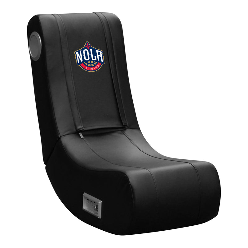 Xpression Pro Gaming Chair with New Orleans Pelicans NOLA Logo