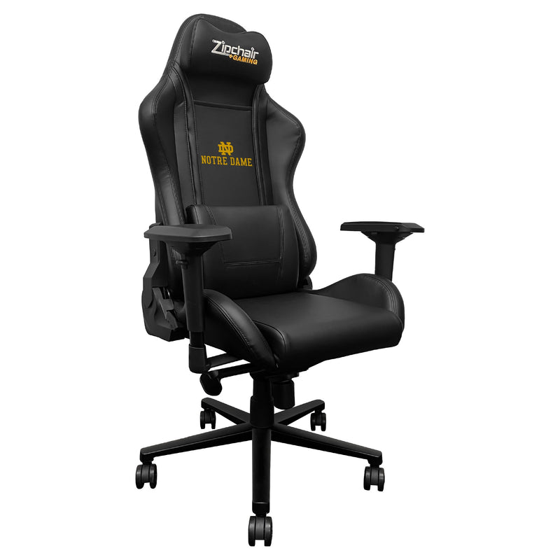 Xpression Pro Gaming Chair with Notre Dame Secondary Logo