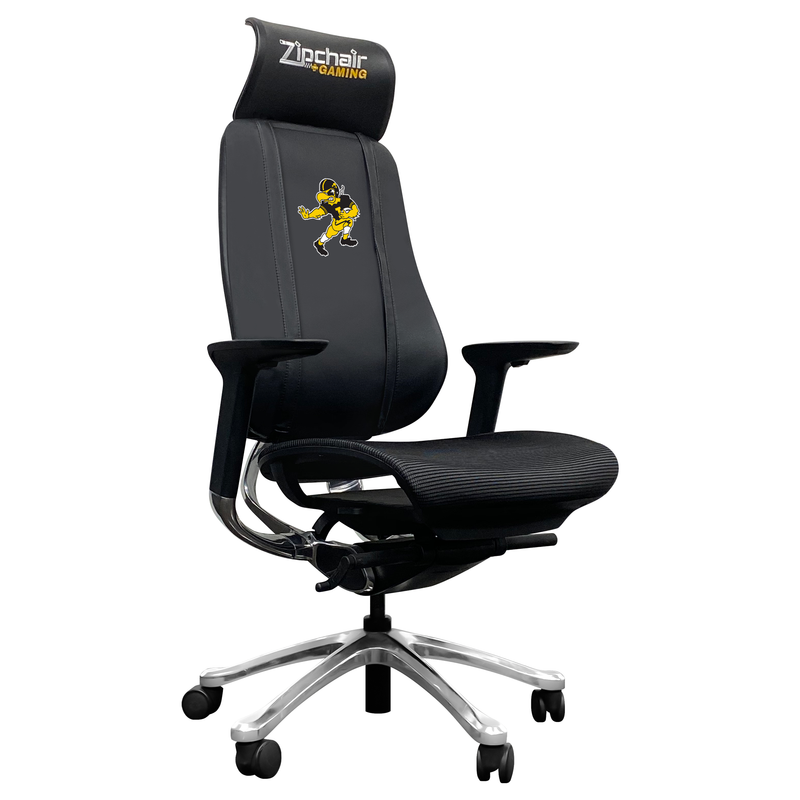 Xpression Pro Gaming Chair with Iowa Hawkeyes Football Herky Logo