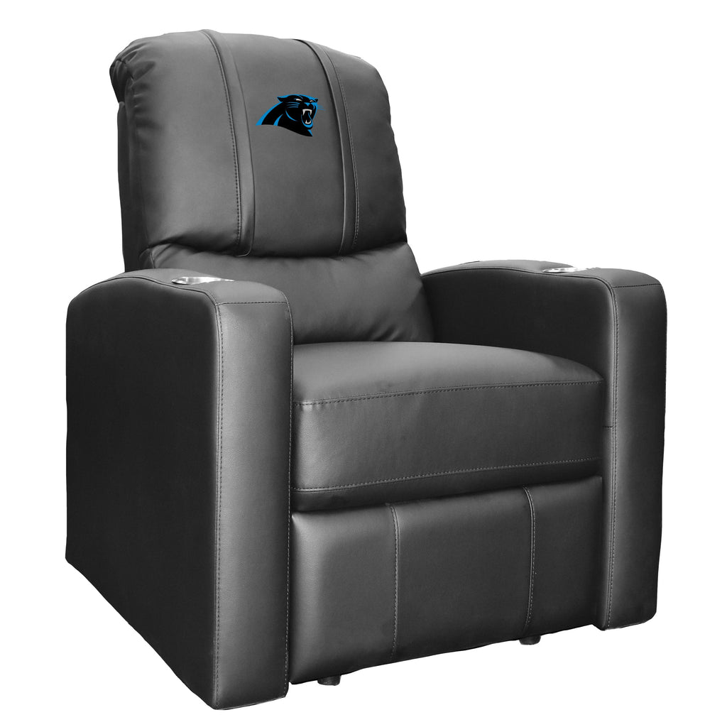 Stealth Recliner with  Carolina Panthers Primary Logo