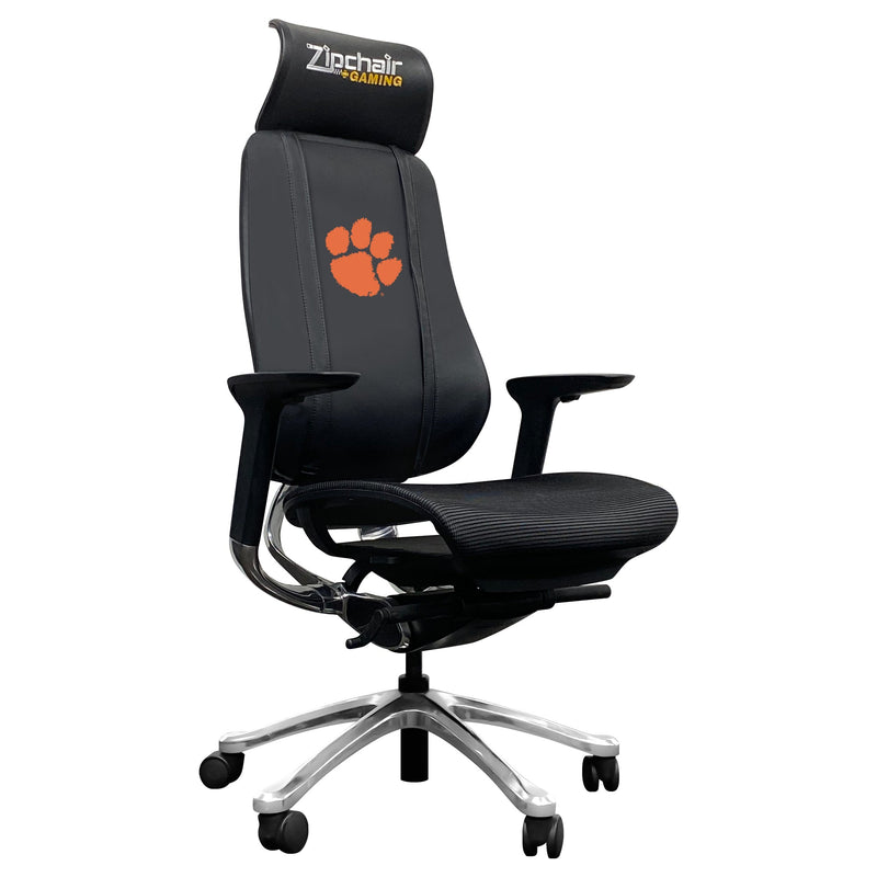 PhantomX Gaming Chair with Clemson Tigers Logo