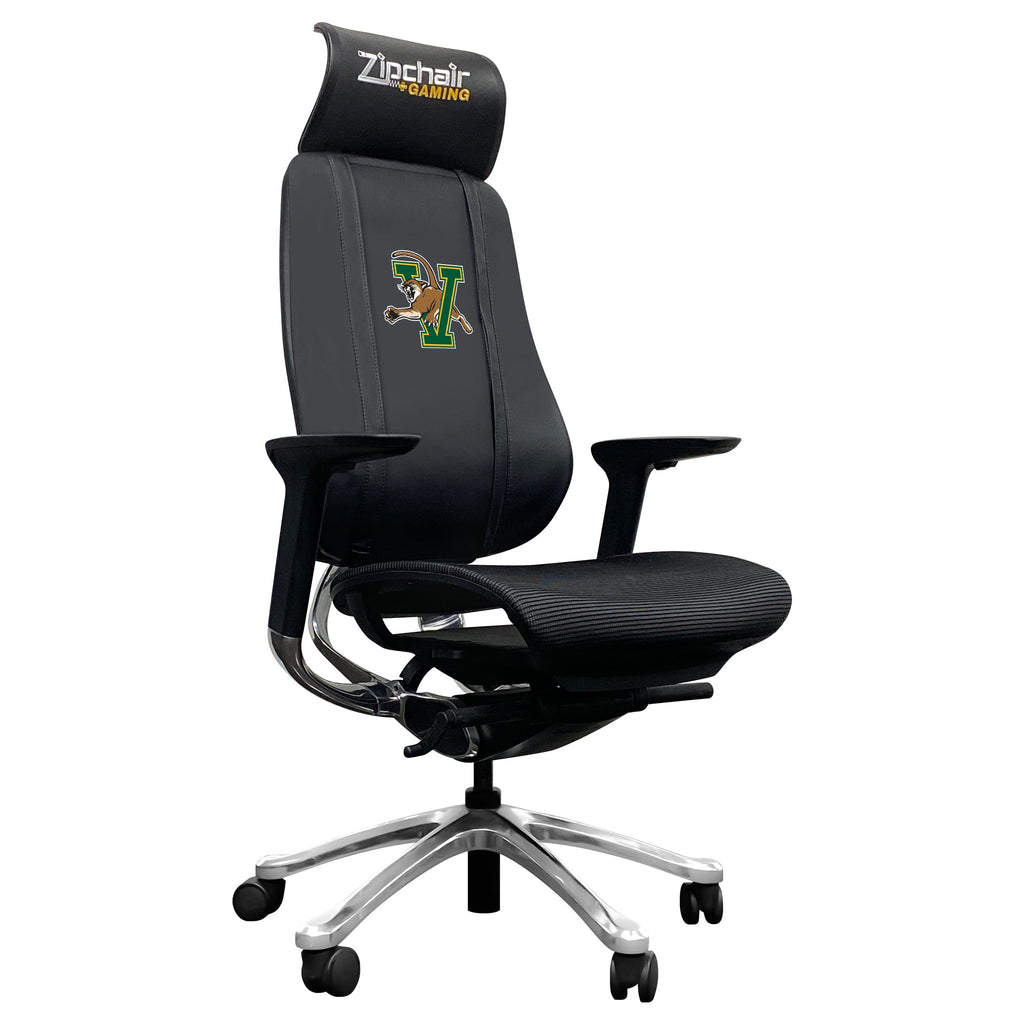 PhantomX Gaming Chair with Vermont Catamounts Logo