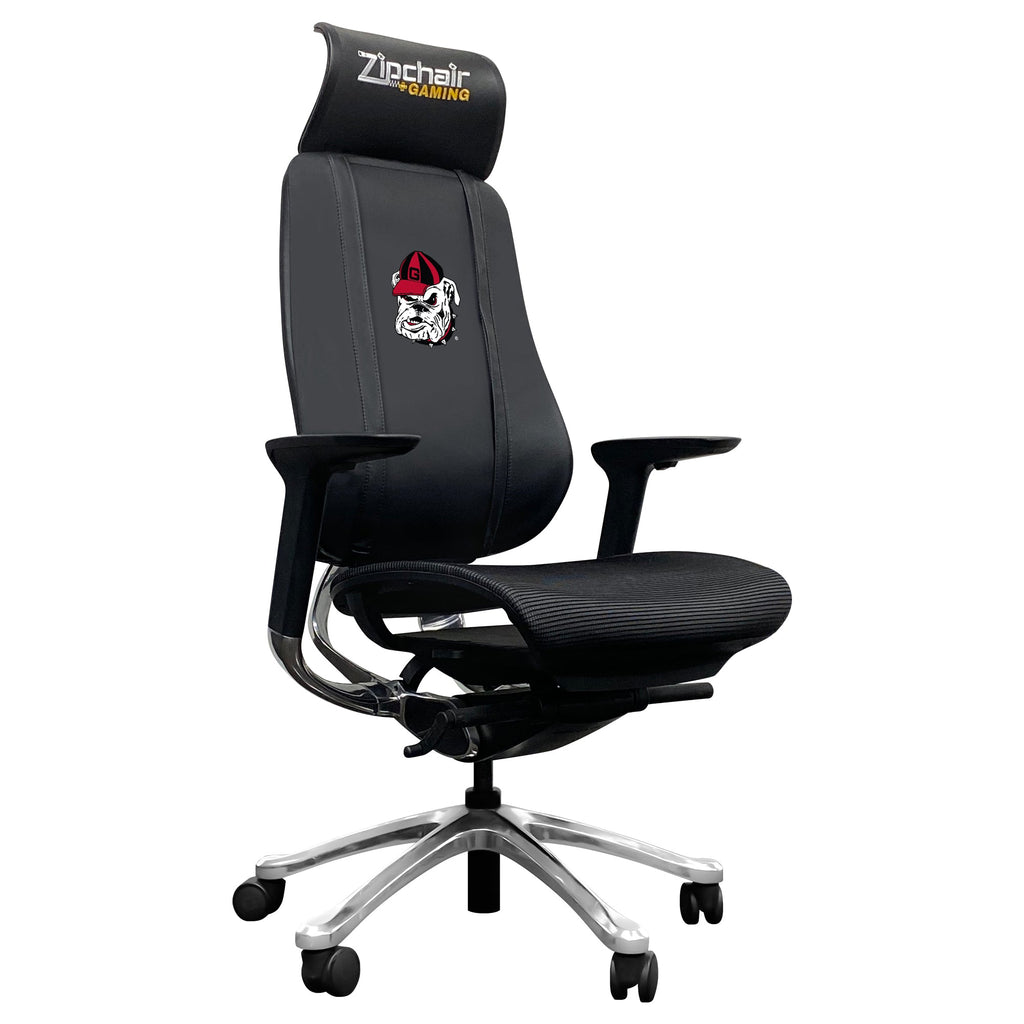PhantomX Gaming Chair with Georgia Pinstripe Logo
