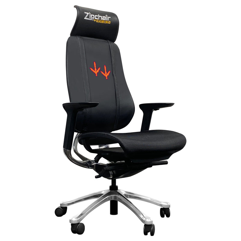 PhantomX Gaming Chair with Virginia Tech Hokies Feet Logo