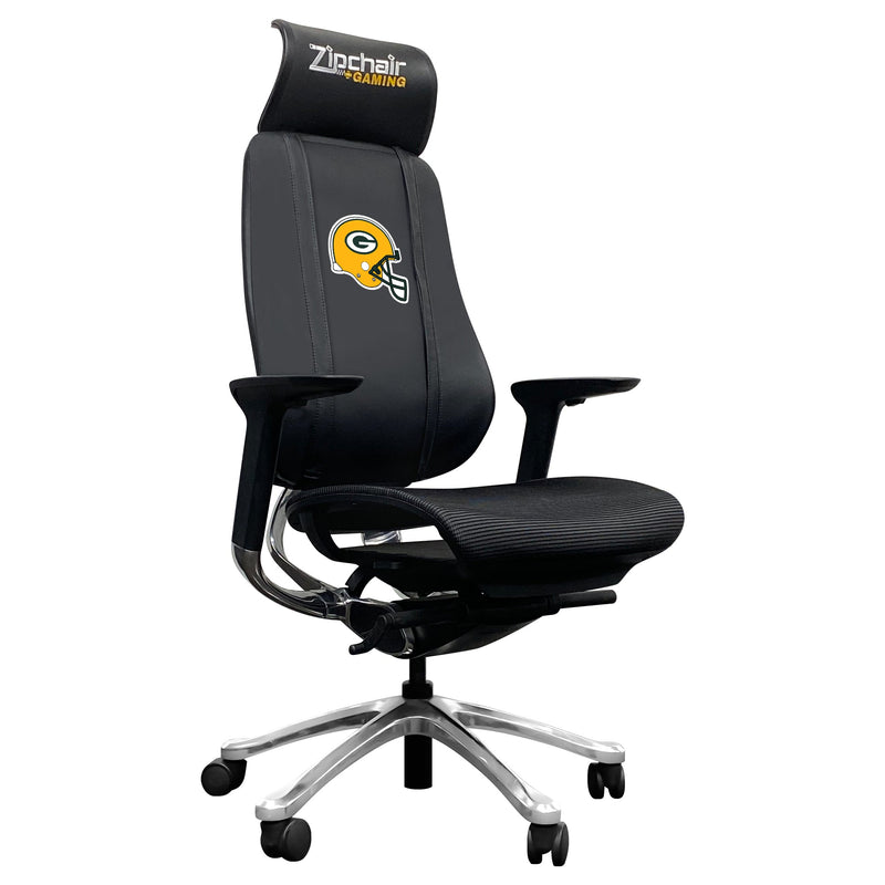 PhantomX Mesh Gaming Chair with  Green Bay Packers Helmet Logo