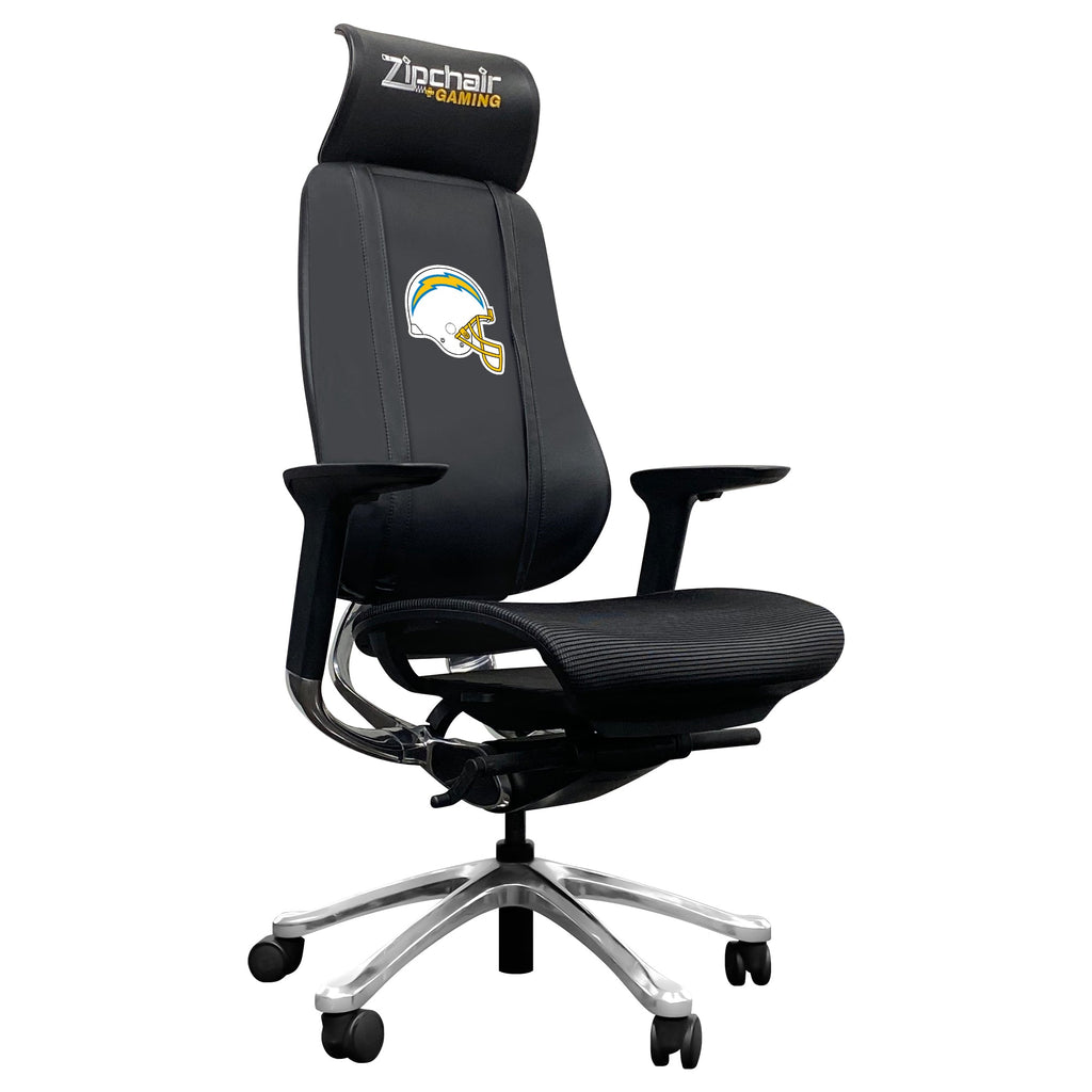 PhantomX Mesh Gaming Chair with  Los Angeles Chargers Helmet Logo