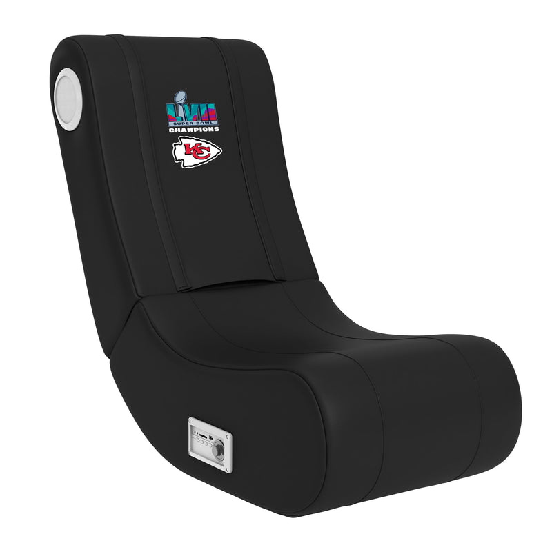 Xpression Pro Gaming Chair with  Kansas City Chiefs Helmet Logo
