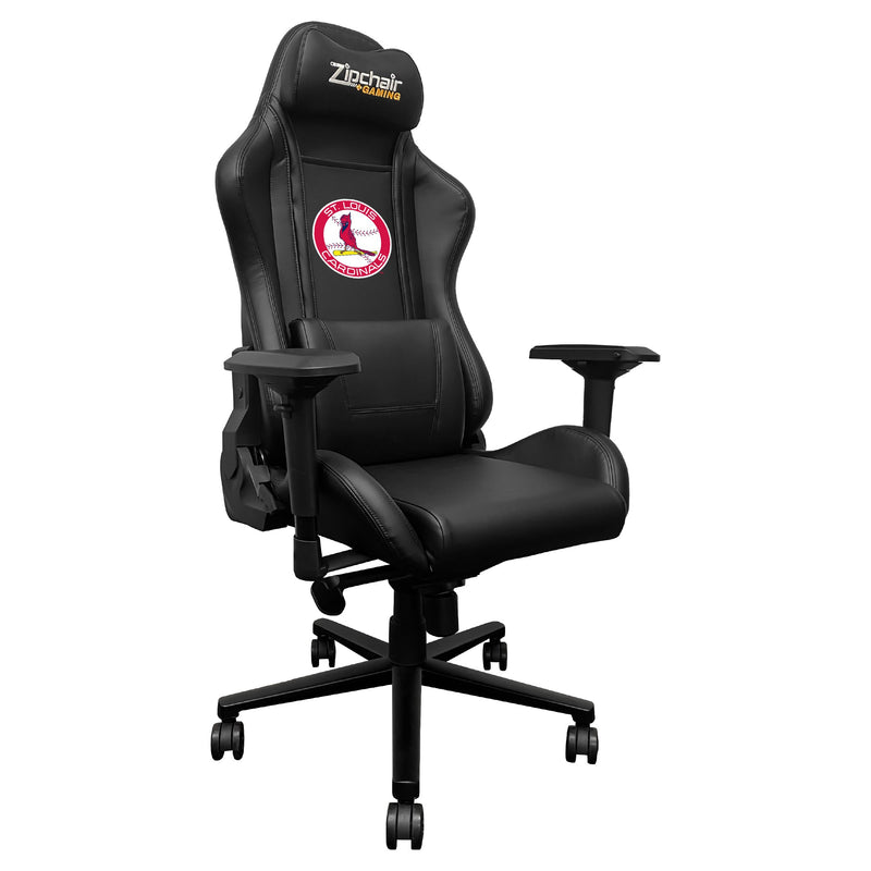 Xpression Pro Gaming Chair with St Louis Cardinals Cooperstown Secondary Logo