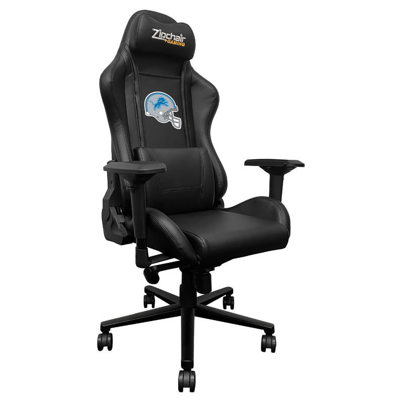 Xpression Pro Gaming Chair with  Detroit Lions Helmet Logo