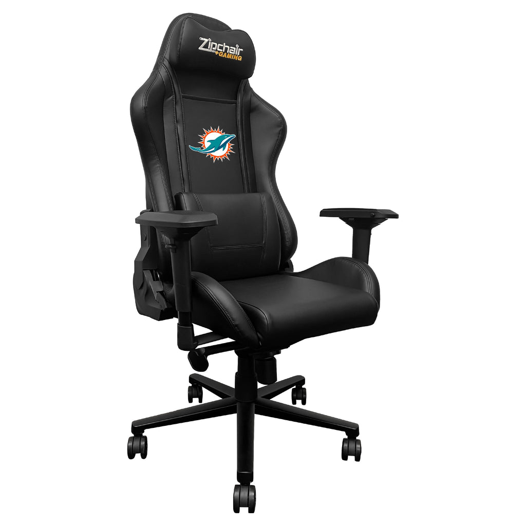 Xpression Pro Gaming Chair with  Miami Dolphins Primary Logo