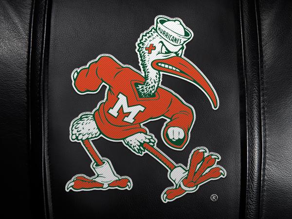 Miami Hurricanes Secondary Logo Panel For Xpression Gaming Chair Only