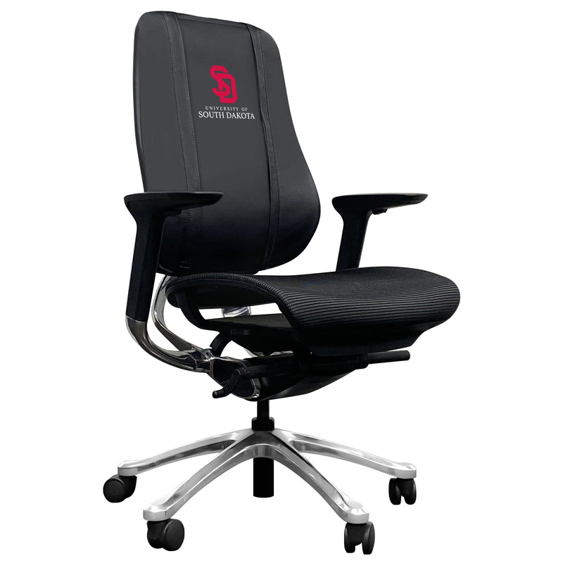 Xpression Pro Gaming Chair with South Dakota Coyotes with Emblem Logo