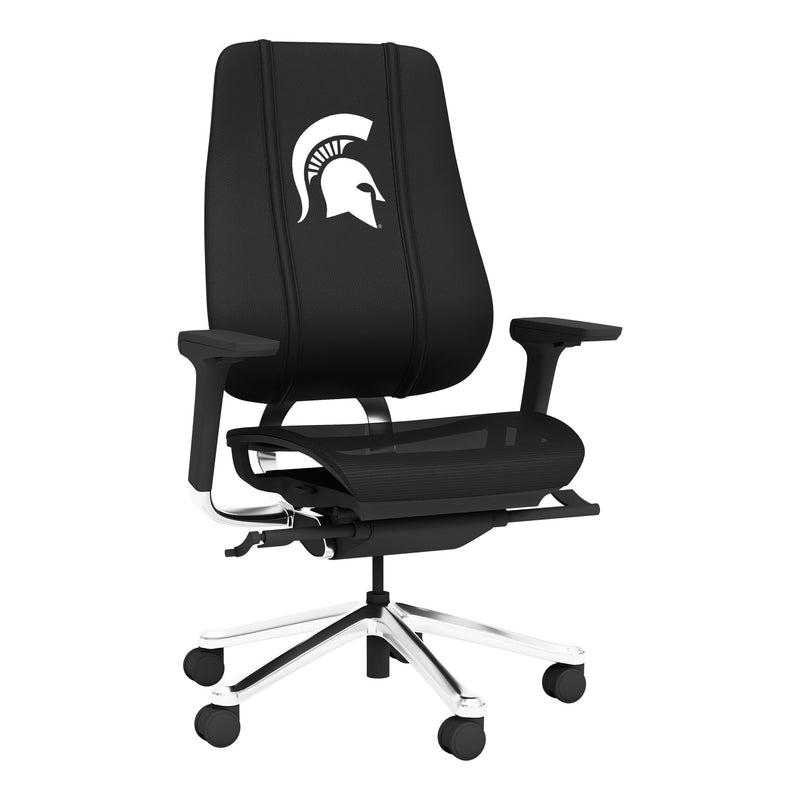 Xpression Pro Gaming Chair with Michigan State Spartans Sparty Logo