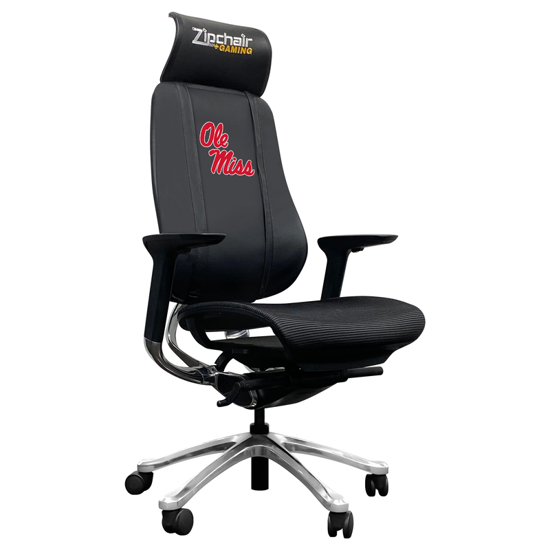 PhantomX Gaming Chair with Mississippi Rebels Logo