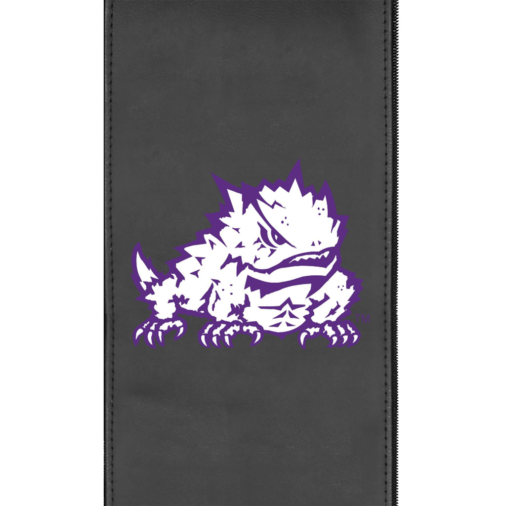 Logo Panel with TCU Horned Frogs Secondary Fits Xpression Gaming Chair Only