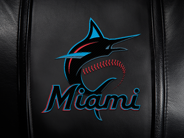 Miami Marlins Primary Logo Panel For Xpression Gaming Chair Only