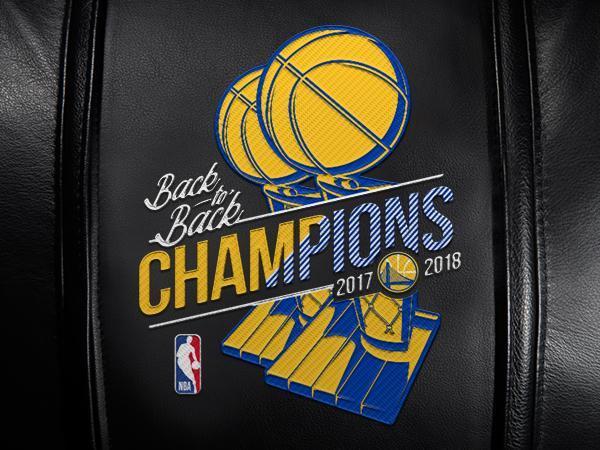 Golden State Warriors 2018 Champions Logo Panel For Xpression Gaming Chair Only