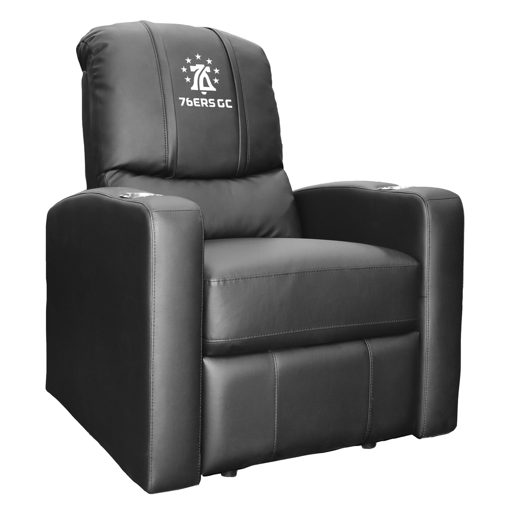 Stealth Recliner with Philadelphia 76ers GC All White