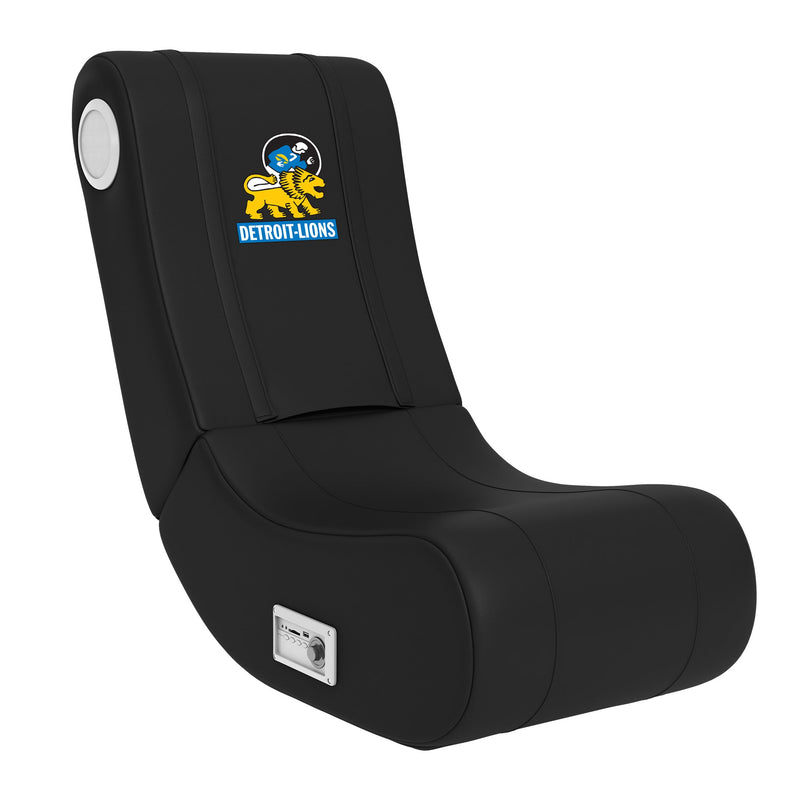 Xpression Pro Gaming Chair with  Detroit Lions Helmet Logo