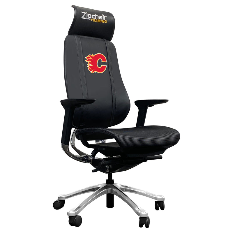 PhantomX Mesh Gaming Chair with Calgary Flames Logo