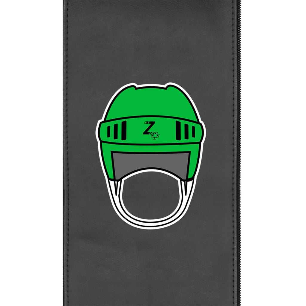 Retro Hockey Helmet Gaming Logo Panel for Xpression Gaming Chair