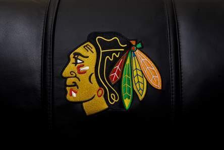 Stealth Recliner with Chicago Blackhawks Logo